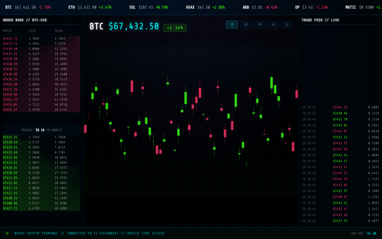 NEXUS Crypto Terminal